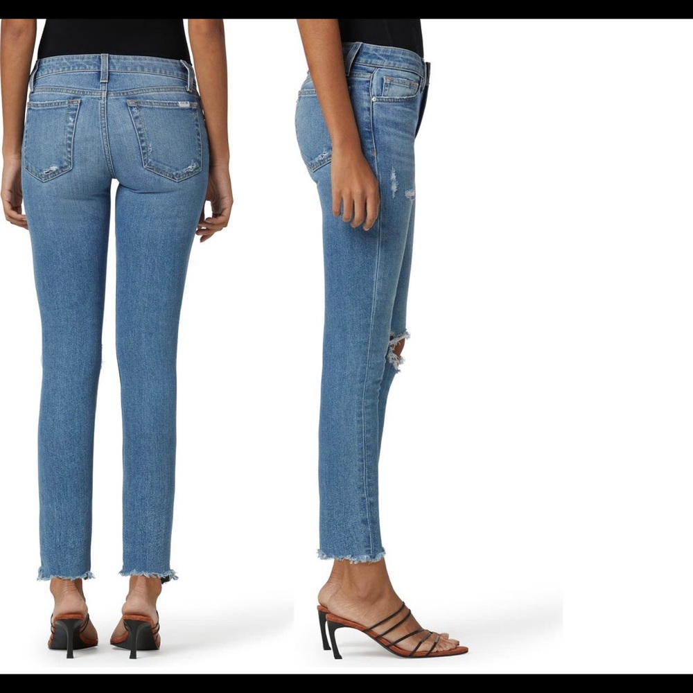 Joe’s Tomboy Slim The Scout Distressed Denim Jeans - Picture 2 of 4